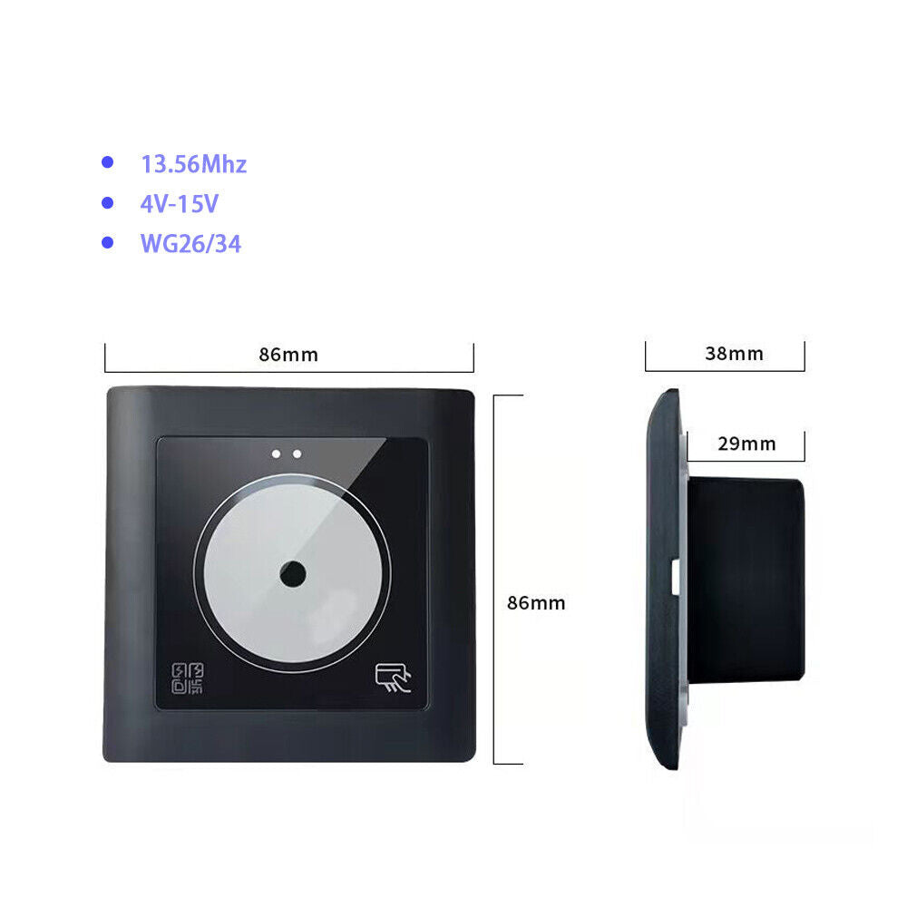 Automatic identification,QR Code,RFID Reader,WG/RS232/RS485,13.56MHz,IC,RFID Reader