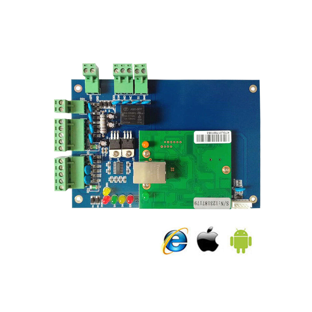 TCP/IP,1- Door,Browser Server,B/S,iOS,Android,Apple Mobile App,Access Controller