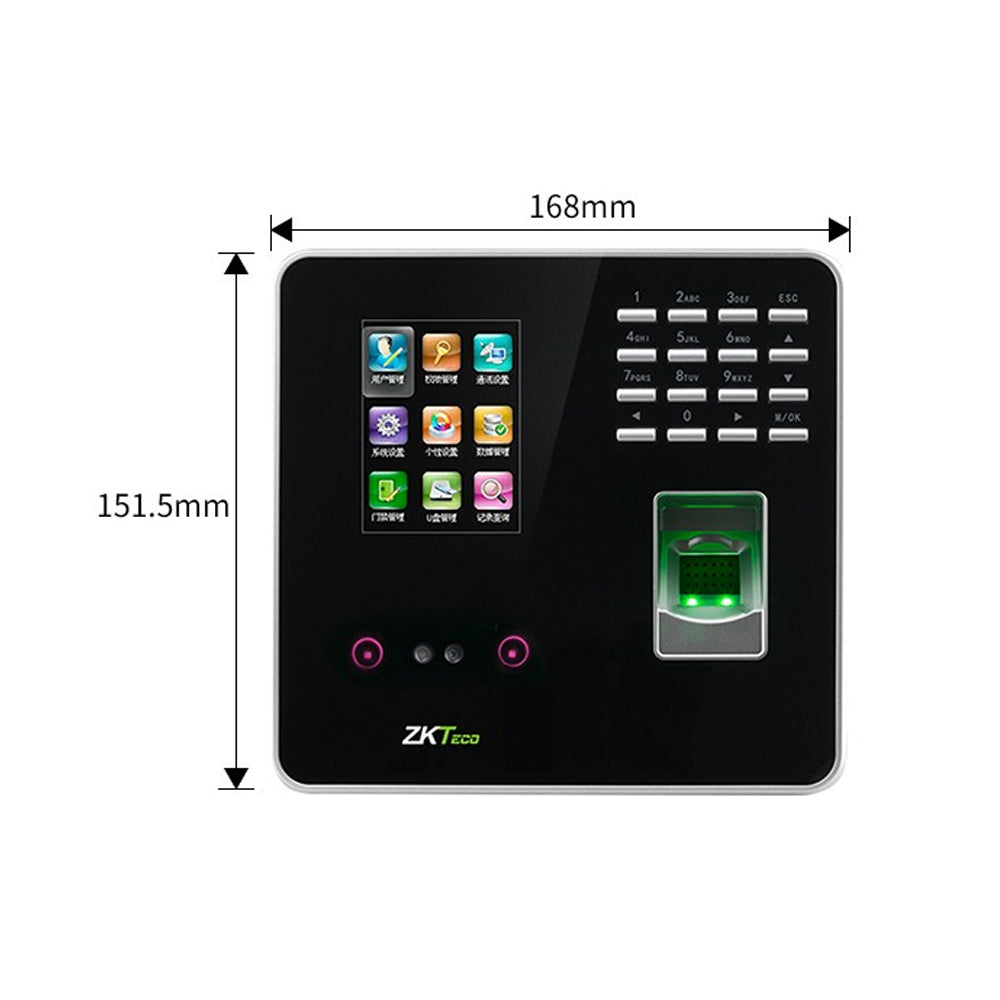 ZK3969 facial fingerprint attendance machine with access control function