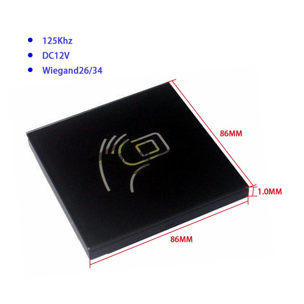 125Khz ，EM4100/4102， ID， WG26/34 ，dual， Led， 9V12V， Reliable RF contactless READER /C