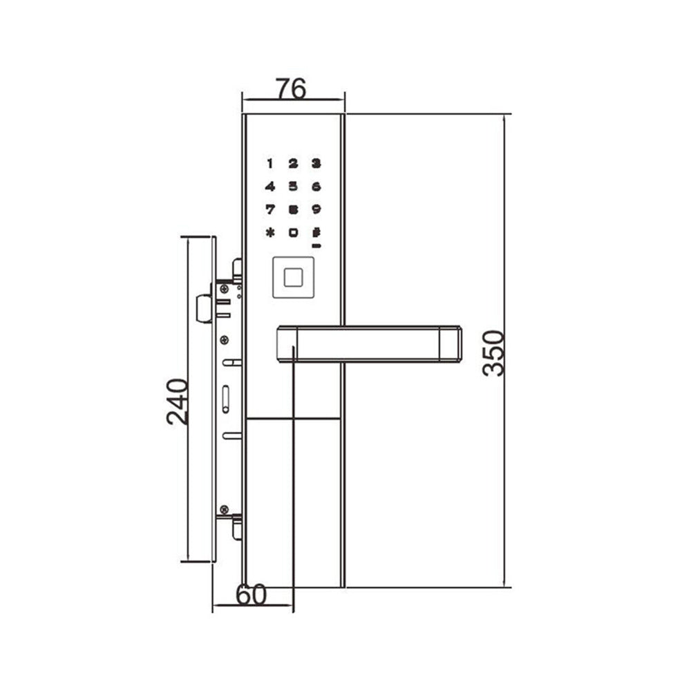 Biometric Fingerprint Door Lock