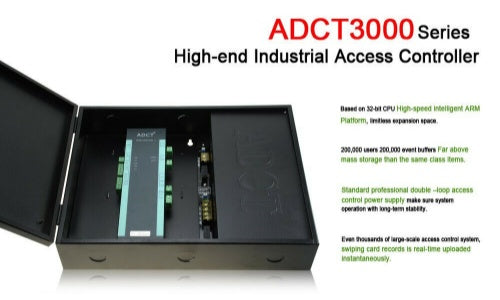 ADCT3000 Series High-end TCP/IP Industrial Access Controller W/ Power Supply