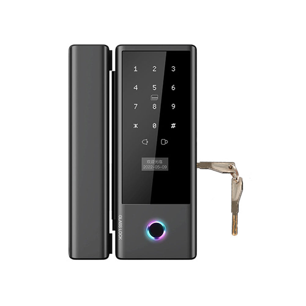 Single Opening Glass Door Intelligent Fingerprint Lock /Office Combination Lock