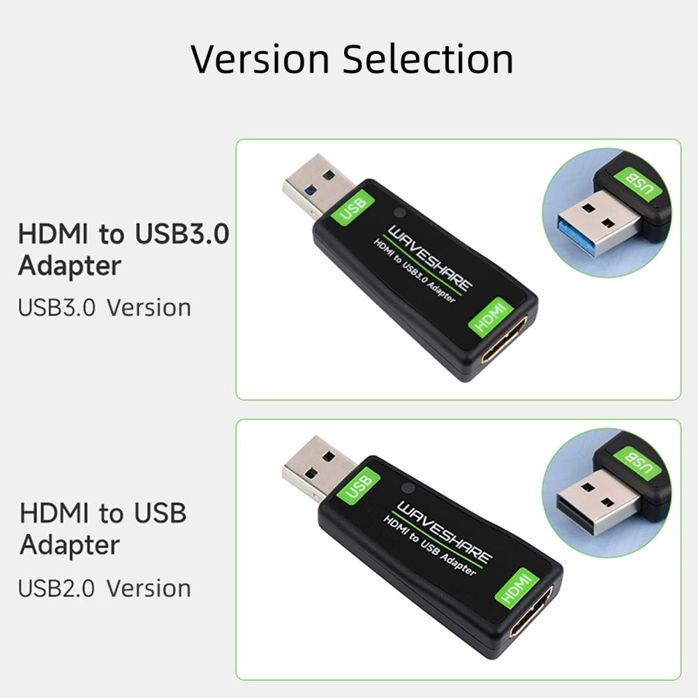 USB Port High Definition HDMI Video Capture Card, for Gaming / Streaming / Cameras, HDMI to USB