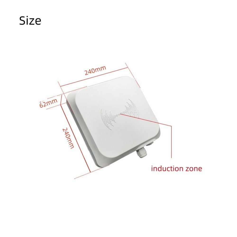 8M Long Range UHF 915Mhz ISO-18000-6C WG26/34/232/485 4G TCP output 7dBi Reader