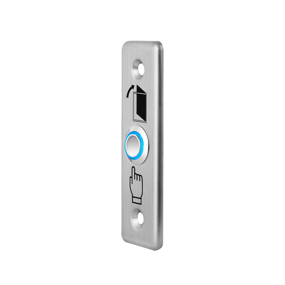 Stainless Steel ，Blue Backlight ，Normally open ，Access control Exit PUSH Button