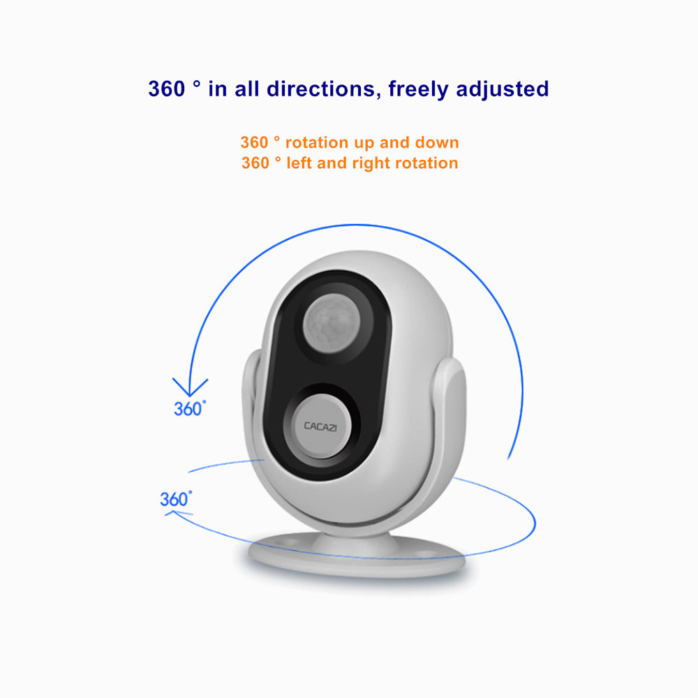 Infrared ， Detect Sensor ，Multilingualism Welcome， Alarm，Doorbell
