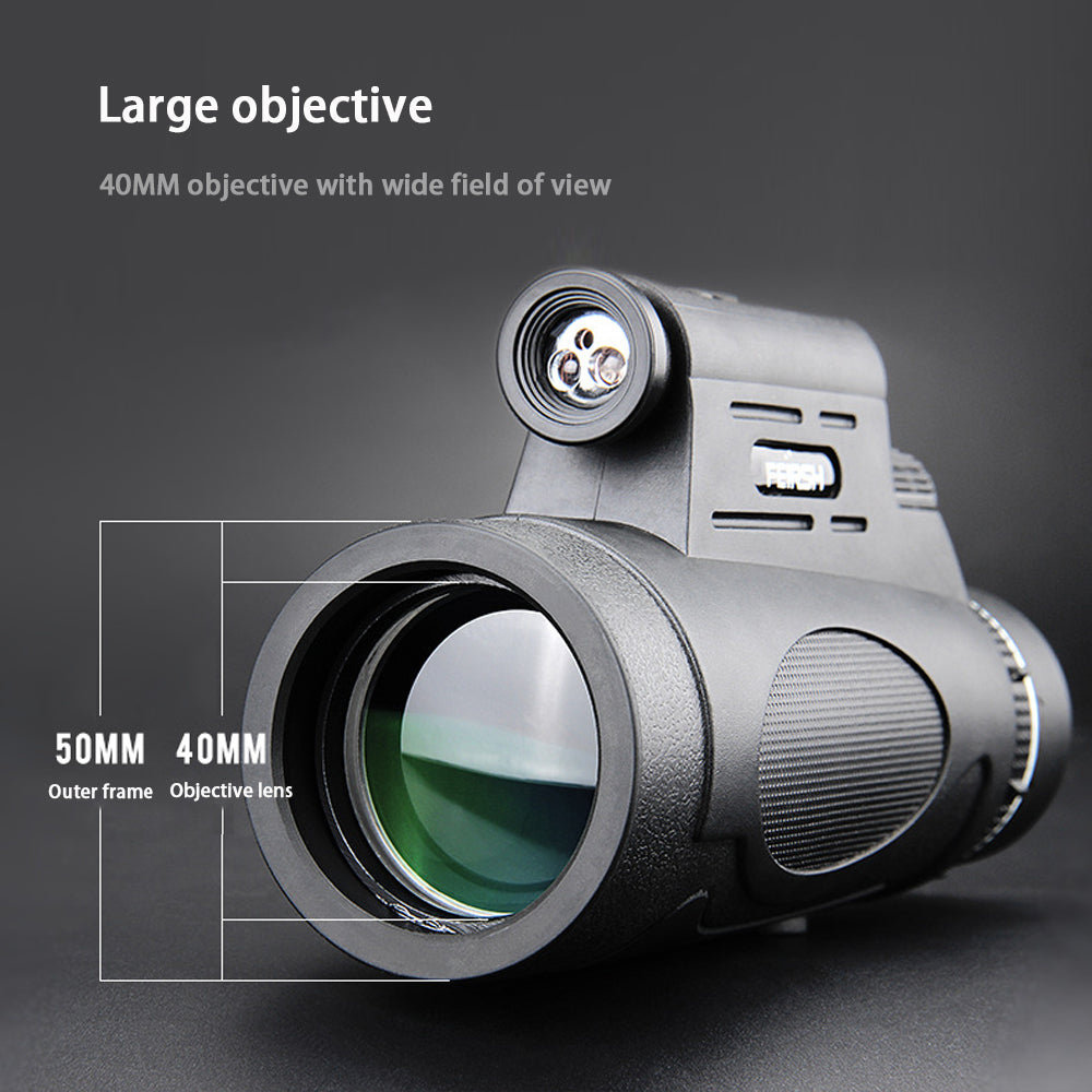 High-definition ，Low Light Level Night Vision ，Full Optical Monocular