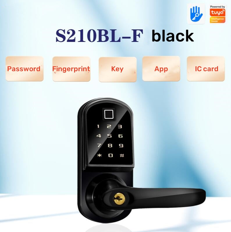 Electronic intelligent fingerprint lock,household semi-automatic password lock,APP