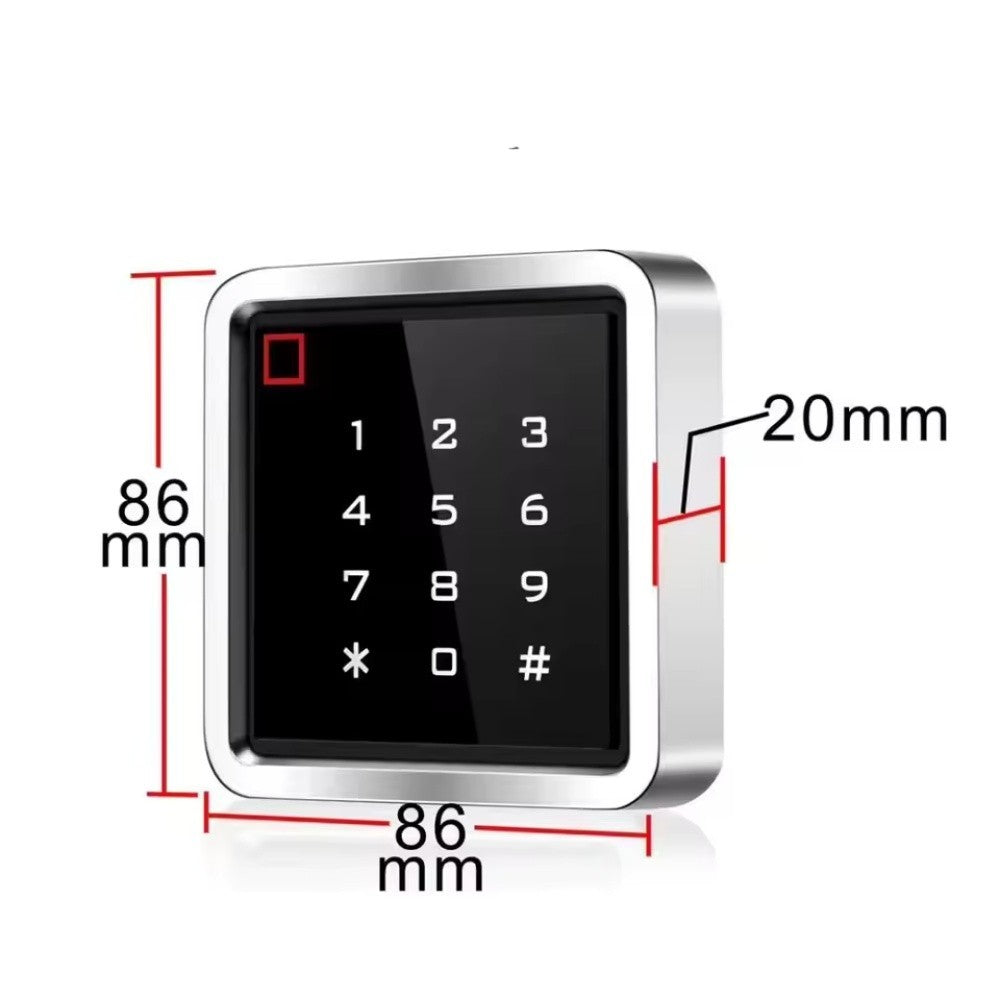 Tuya App Wifi Waterproof Metal Keypad 2K USERS RFID Standalone Access Control