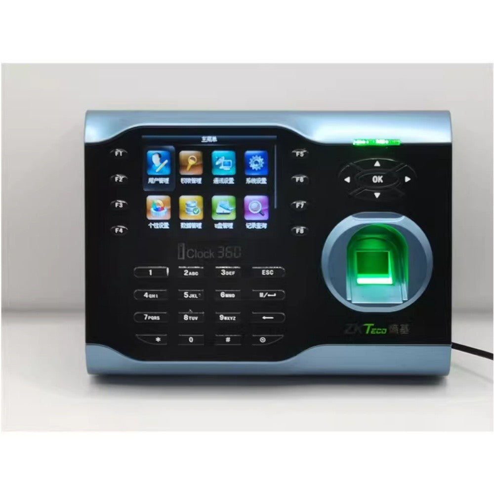 IClock360 Fingerprint Recognition TCP/IP, RS232, RS485 Udisk Attendance Machine