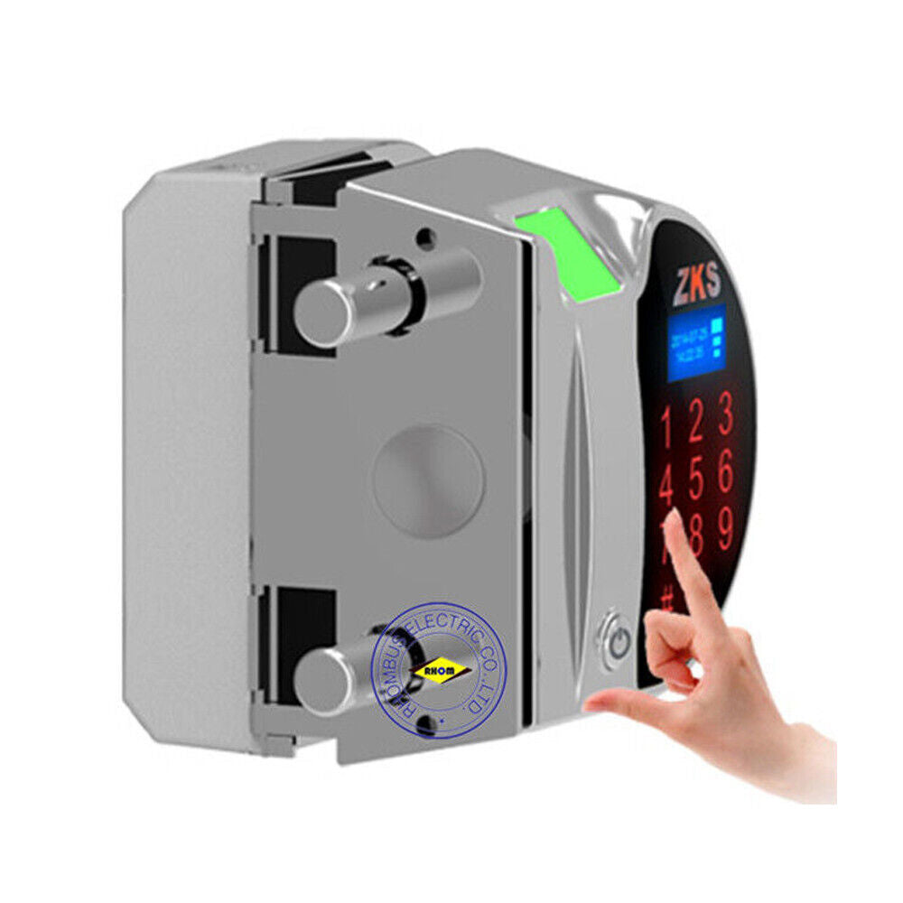 Open Hole ，Single open Fingerprint，password glass door lock for Access control