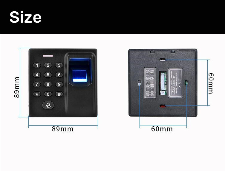 fingerprint,standalone access controller
