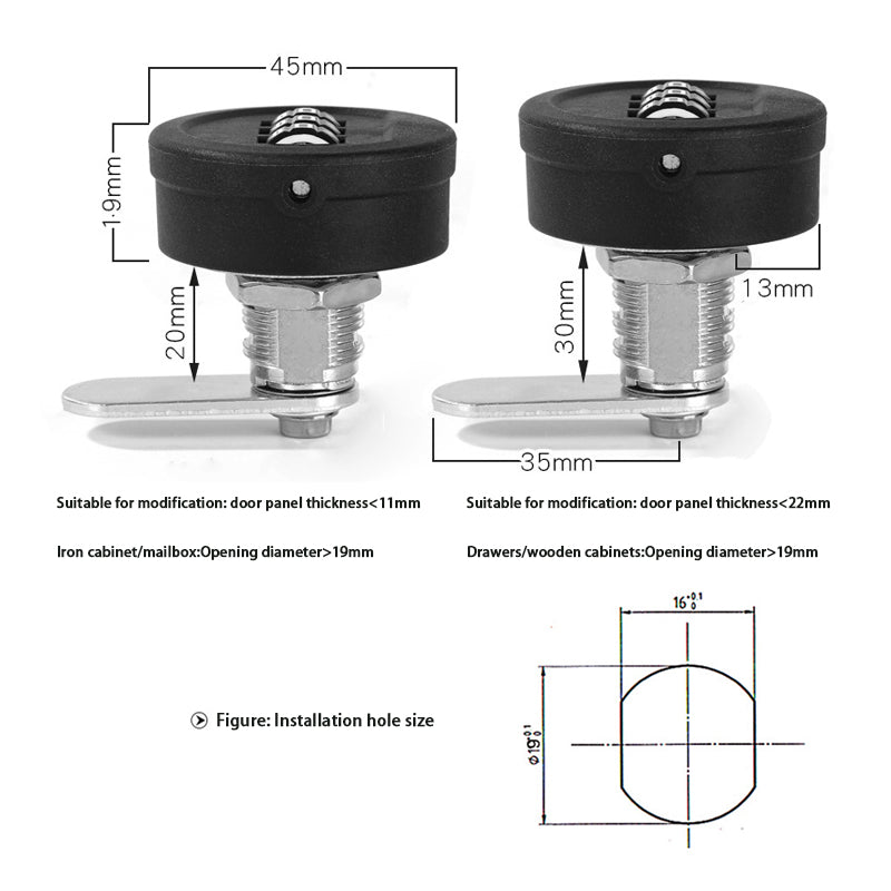 Triple Mechanical Tongue Code Lock,Metal,Wooden,Cabinet Lock,password lock