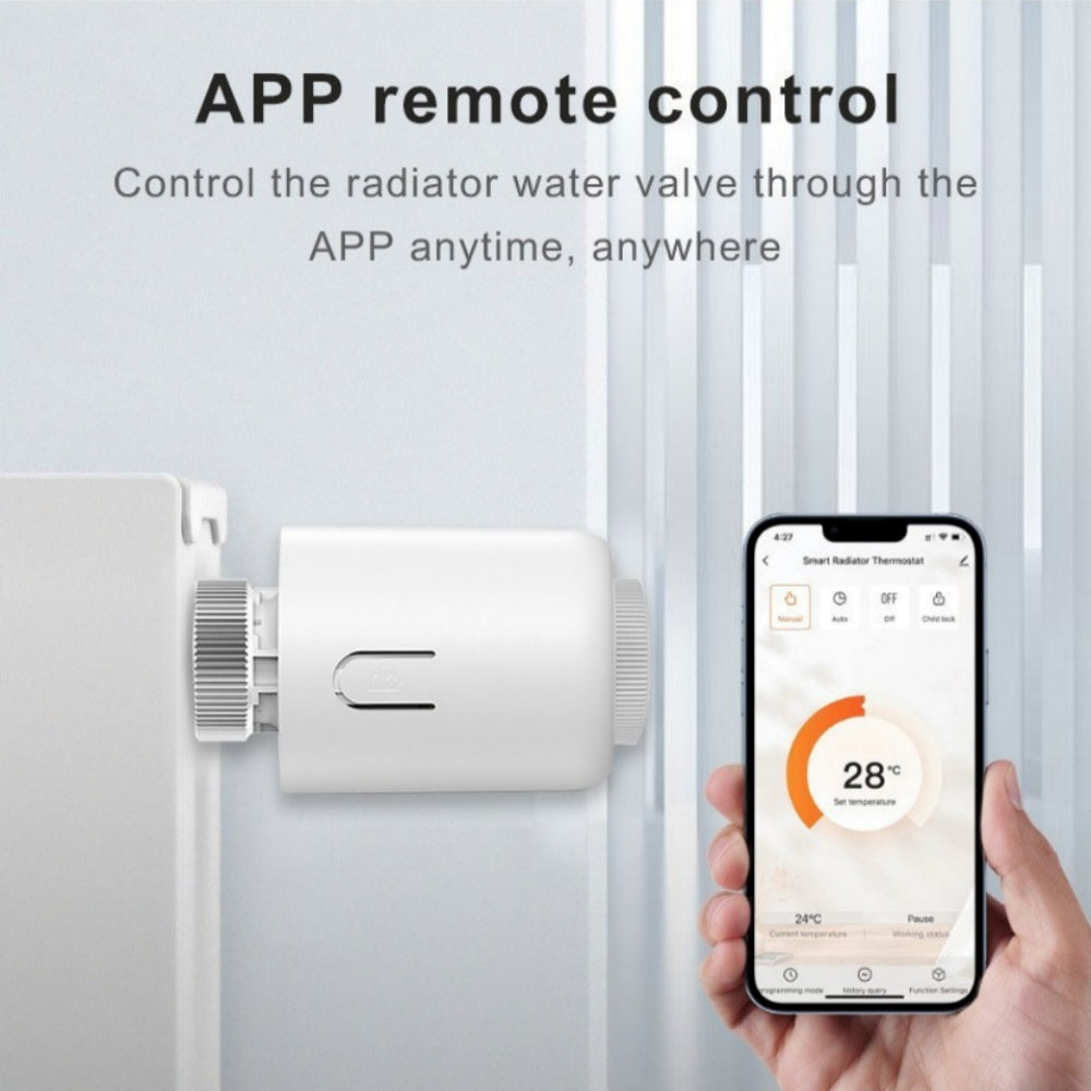 Tuya Zigbee Smart Home Heater Valve App Temperature Control Intelligent Switch