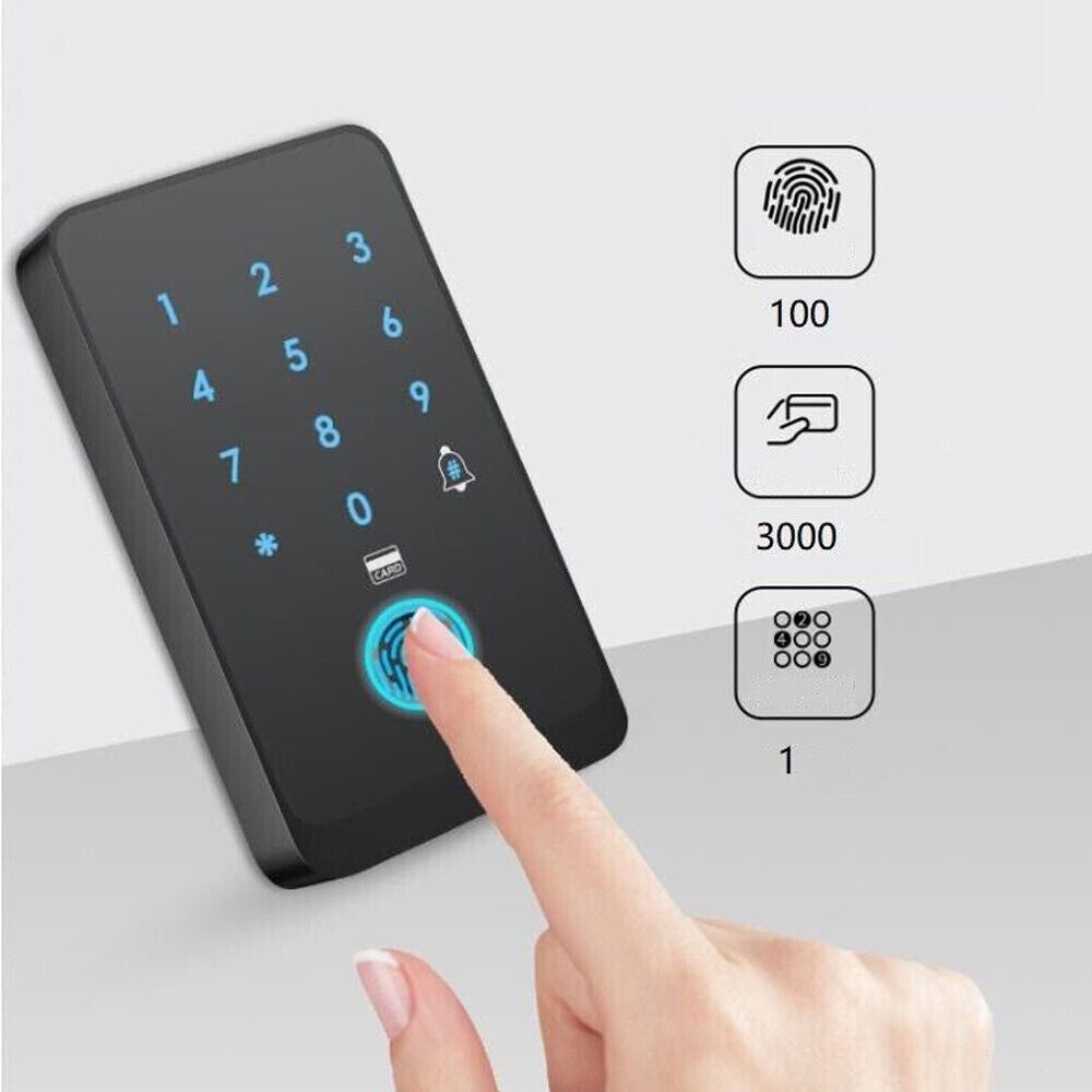 Waterproof,Fingerprint,CAR,PIN,13.56MHz,IC card,RFID Standalone Access Control