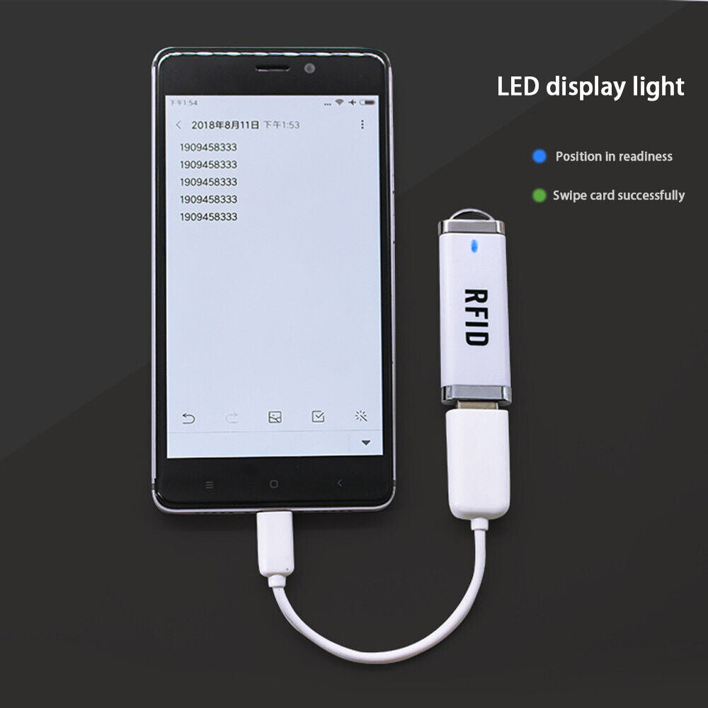 13.56MHz,RFID Reader, USB, Interface Support Ipad/Android/Windows