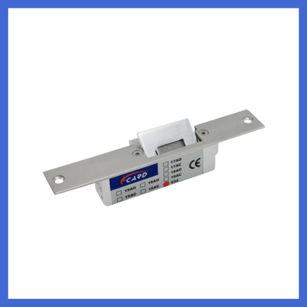 FCL-934 Electric strikes Lock holding force 1800Kg wide designed only for frameless glass doors power on to lock