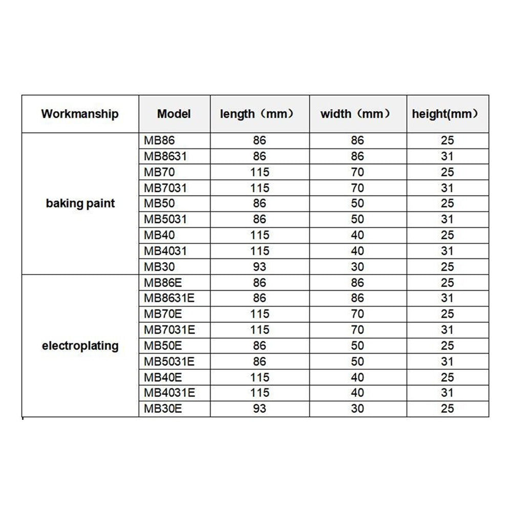 Aluminum Alloy Universal Switch Bottom Box/Access Control Switch Base