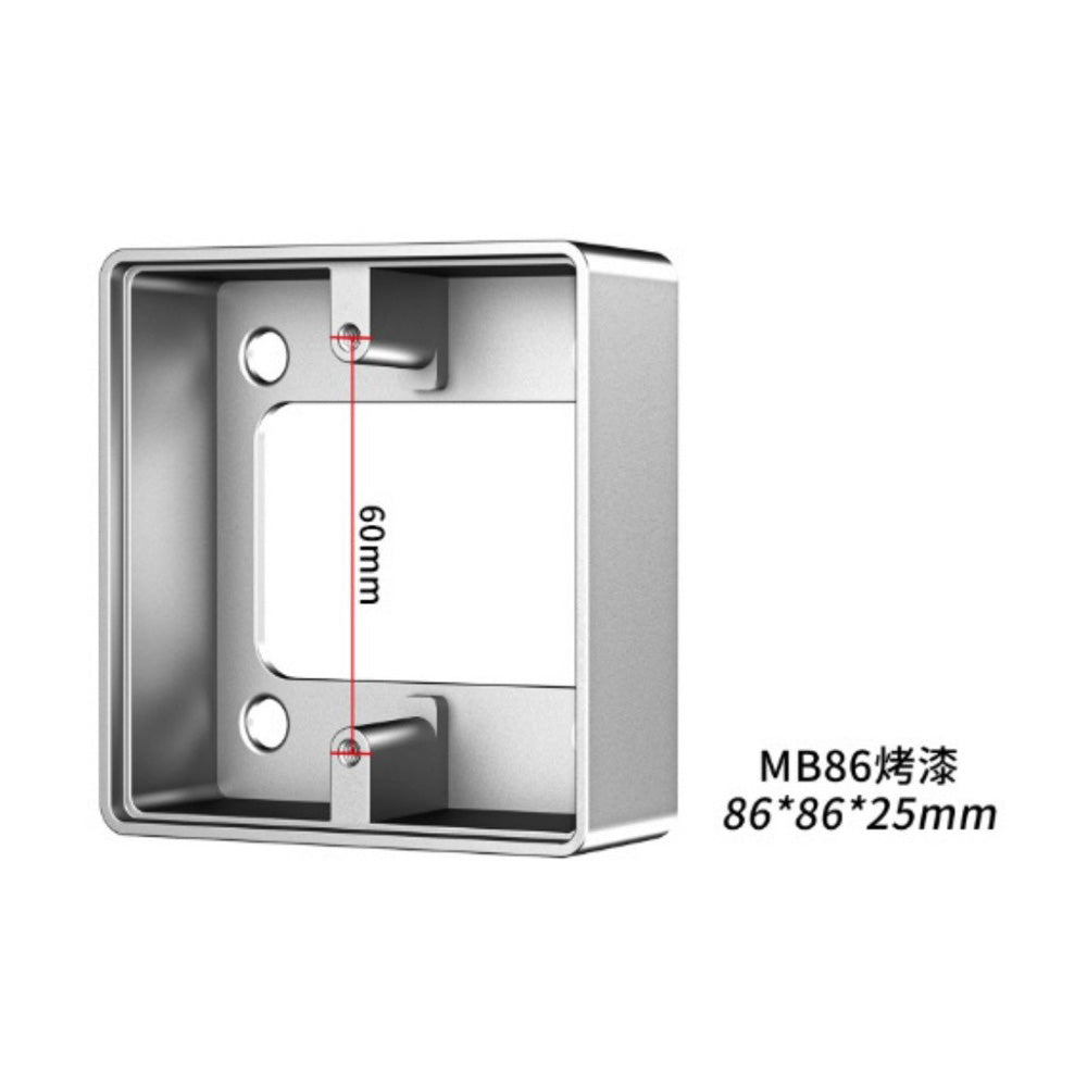 Aluminum Alloy Universal Switch Bottom Box/Access Control Switch Base