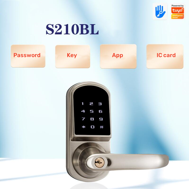 Electronic intelligent fingerprint lock,household semi-automatic password lock,APP