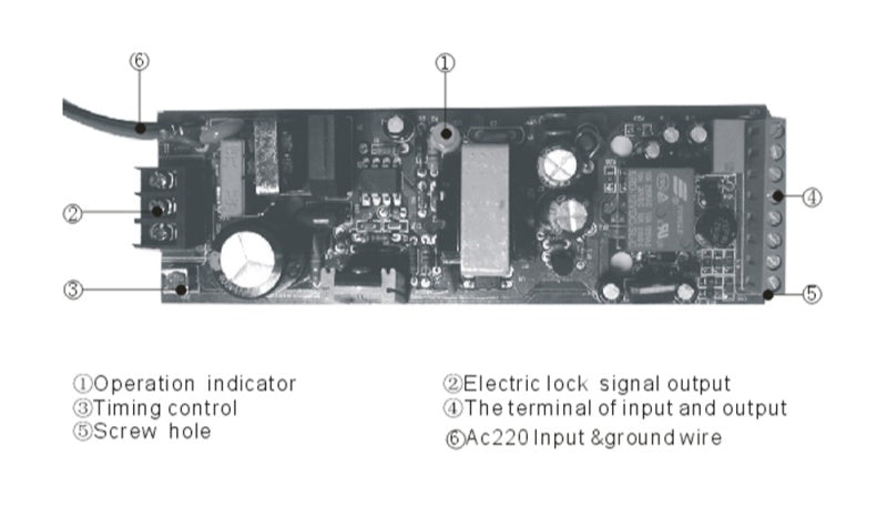 90~220VAC, 12VDC 3A,Mini Switching Delay Access Controller power supply supplier