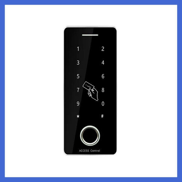 125KHz Fingerprint+RFID EM/ID Card 2K User Metal Case Standalone Access Control