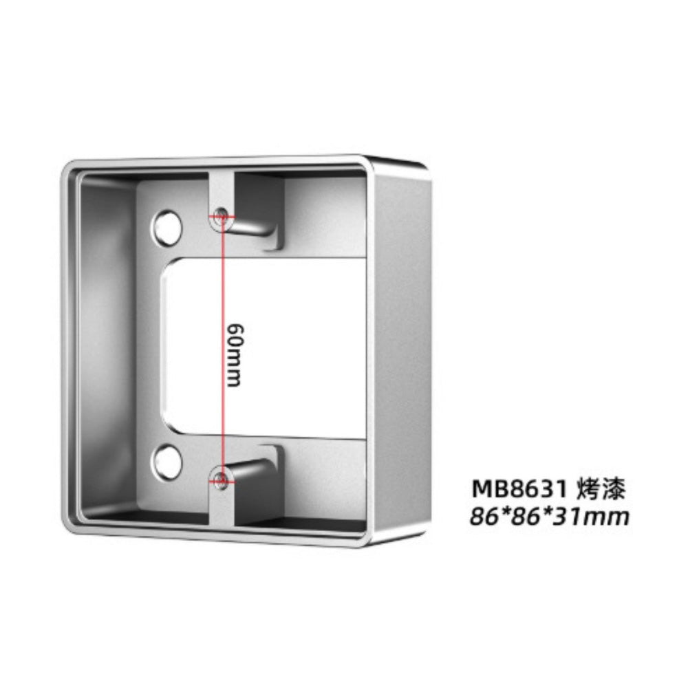 Aluminum Alloy Universal Switch Bottom Box/Access Control Switch Base