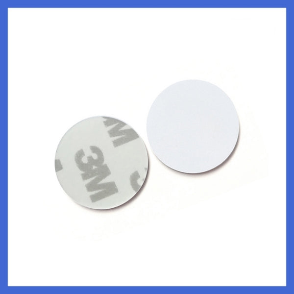 100pcs Ф25mm 125KHz Keycards Prox Card 26-Bit H10301 White Coin key fob Sticker Program Facility Code