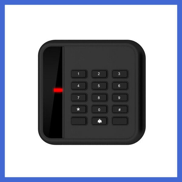 Weatherproof 13.56Mhz MF1 S50 keypad WG26 RFID Access Control Card READER