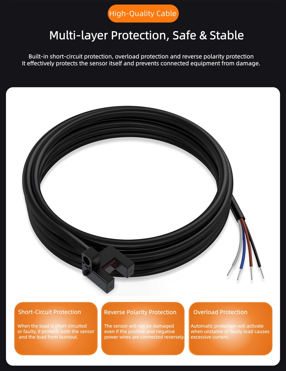 5-24VDC Miniature U-slot Photoelectric Sensor/Sliding Table Limit Induction Switch