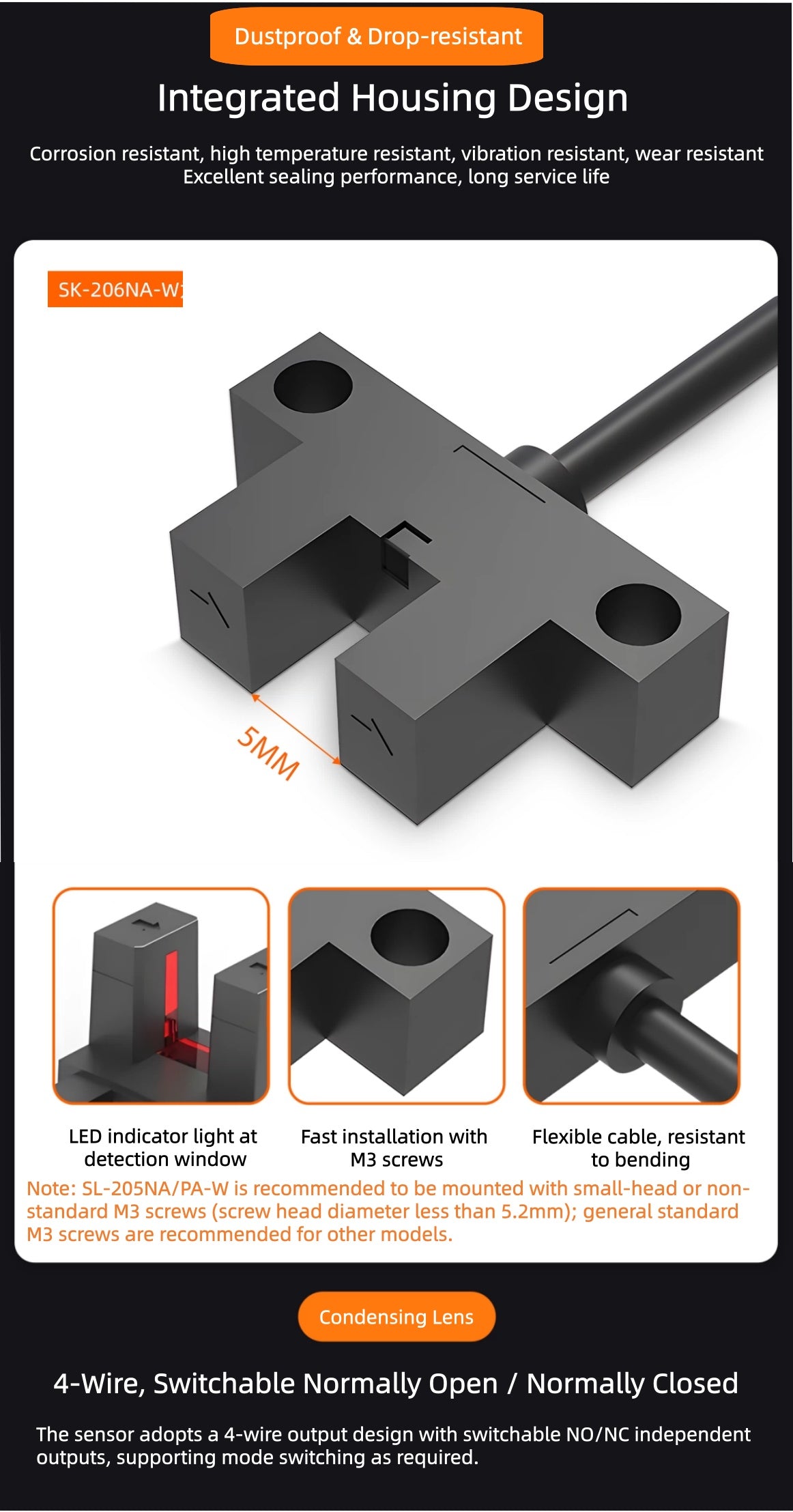 Miniature U-slot Photoelectric Sensor/Sliding Table Limit Induction Switch
