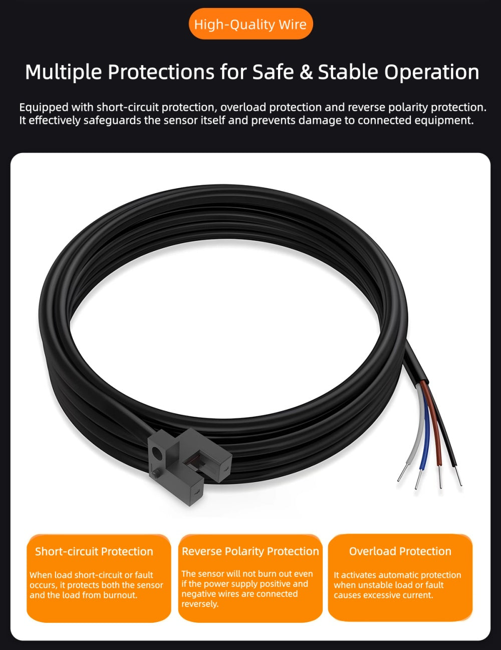 Miniature U-slot Photoelectric Sensor/Sliding Table Limit Induction Switch
